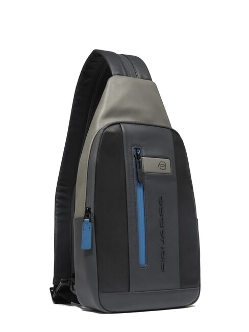 URBAN Mochila de un solo hombro con soporte para iPad®mini gris negro - Bandoleras Hombre