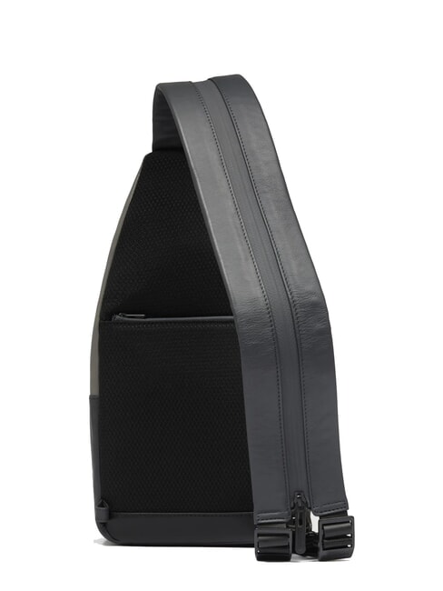 URBAN Mochila de un solo hombro con soporte para iPad®mini gris negro - Bandoleras Hombre