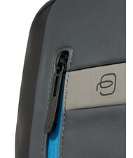 PIQUADRO URBAN Mochila de un solo hombro con soporte para iPad®mini gris negro - Bandoleras Hombre - 5