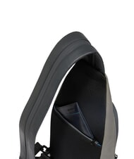 PIQUADRO URBAN Mochila de un solo hombro con soporte para iPad®mini gris negro - Bandoleras Hombre - 6