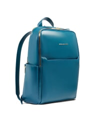 PIQUADRO BLUE SQUARE  Mochila para portátil de 14 pulgadas, de cuero octano 3 - Mochilas para portátil - 2