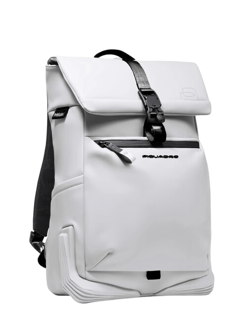 CORNER SPECIALE GOMMATO Mochila para portátil con tapa enrollable blanco - Mochilas para portátil
