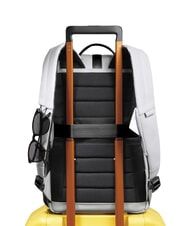 PIQUADRO CORNER SPECIALE GOMMATO Mochila para portátil con tapa enrollable blanco - Mochilas para portátil - 3