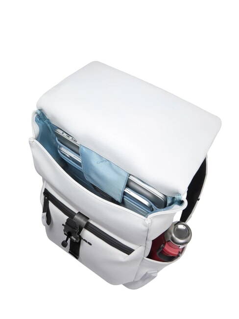 CORNER SPECIALE GOMMATO Mochila para portátil con tapa enrollable blanco - Mochilas para portátil