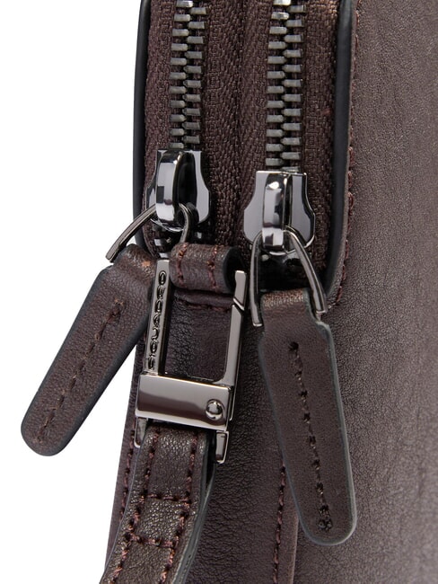 BLACK SQUARE Bolso de mano de piel para hombre con correa de mu&ntilde;eca MORO - Fundas para tablet & Organizer