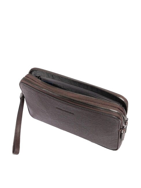 BLACK SQUARE Bolso de mano de piel para hombre con correa de mu&ntilde;eca MORO - Fundas para tablet & Organizer