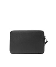 PIQUADRO BLACK SQUARE Bolso de mano de piel para hombre con correa de muñeca negro - Fundas para tablet & Organizer - 3