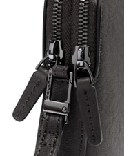 PIQUADRO BLACK SQUARE Bolso de mano de piel para hombre con correa de muñeca negro - Fundas para tablet & Organizer - 4