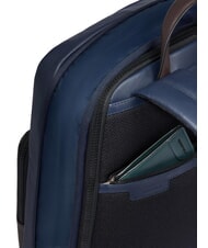 PIQUADRO HARPER Mochila para portátil de 14", expandible azul/marrón oscuro - Mochilas para portátil - 4