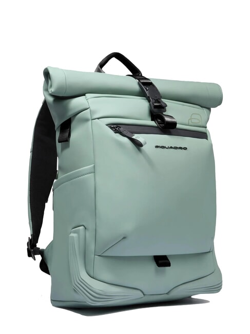 CORNER SPECIALE GOMMATO Mochila enrollable para portátil de 15,6" VERDE - Mochilas para portátil