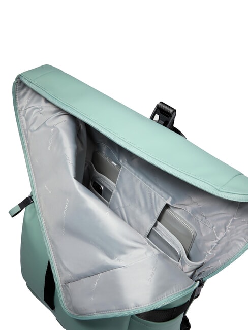 CORNER SPECIALE GOMMATO Mochila enrollable para portátil de 15,6" VERDE - Mochilas para portátil