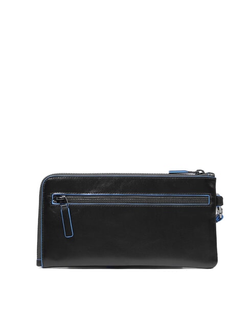 BLUE SQUARE Tarjetero de piel para hombre negro - Carteras Hombre