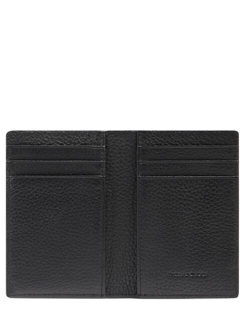 MODUS SPECIALE Cartera de cuero martillado negro - Carteras Hombre