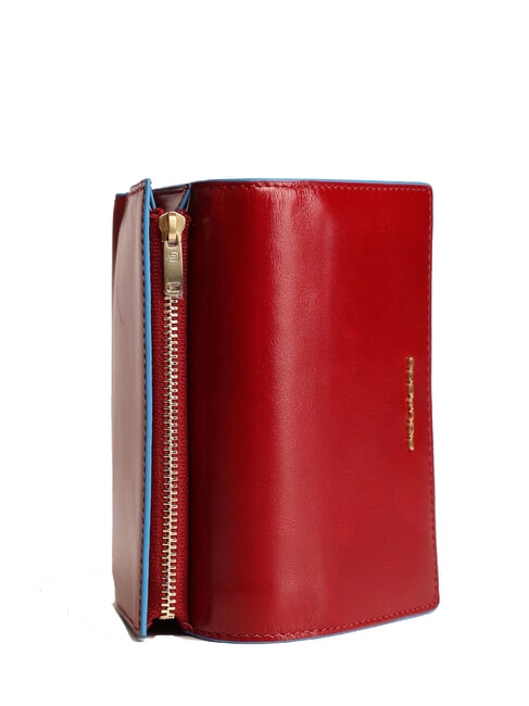 BLUE SQUARE Cartera de cuero ROJO - Carteras Mujer