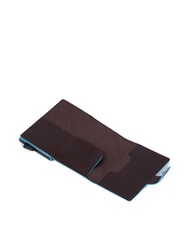 PIQUADRO BLUE SQUARE Cartera de cuero para tarjetas CAOBA - Carteras Hombre - 2