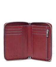 PIQUADRO BLUE SQUARE Cartera con cremallera ROJO - Carteras Mujer - 2