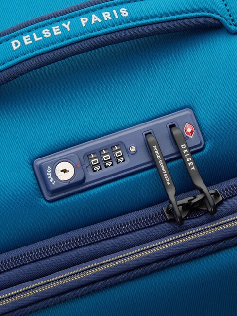 BROCHANT 3 Carro de equipaje de mano expandible azul mar - Equipaje de mano