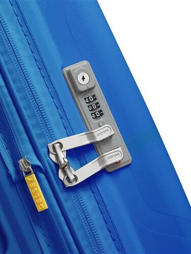 CLAVEL MR  Carro mediano, ampliable azul hielo - Trolley R&iacute;gidos