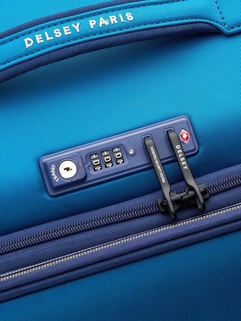 BROCHANT 3 Carro grande y expandible azul mar - Trolley R&iacute;gidos