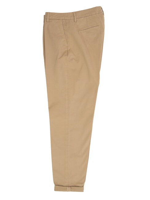 TH Pantalones de algod&oacute;n el&aacute;stico beige - Pantalones de mujer