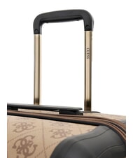 GUESS BERTA 28 Carro grande expandible logotipo de café con leche / marrón - Trolley Rígidos - 4