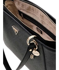 GUESS NOELLE 2 Bolso de hombro con estampado del logotipo 4G bolsa de asas Vikky Large Roo Coalog - Bolsos Mujer - 3