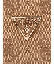 GUESS NOELLE 2 Bolso de hombro, bolso bandolera logotipo de café con leche / marrón - Bolsos Mujer - 3