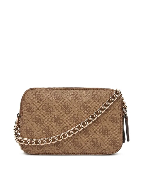 NOELLE 2 Bolso bandolera para cámara logotipo de café con leche / marrón - Bolsos Mujer