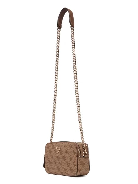 NOELLE 2 Bolso bandolera para cámara logotipo de café con leche / marrón - Bolsos Mujer