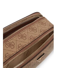 GUESS NOELLE 2 Bolso bandolera para cámara logotipo de café con leche / marrón - Bolsos Mujer - 6