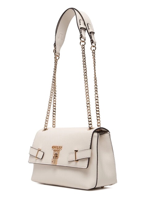 YESBA Bolso de hombro con solapa, bolso bandolera OFFWHITE - Bolsos Mujer