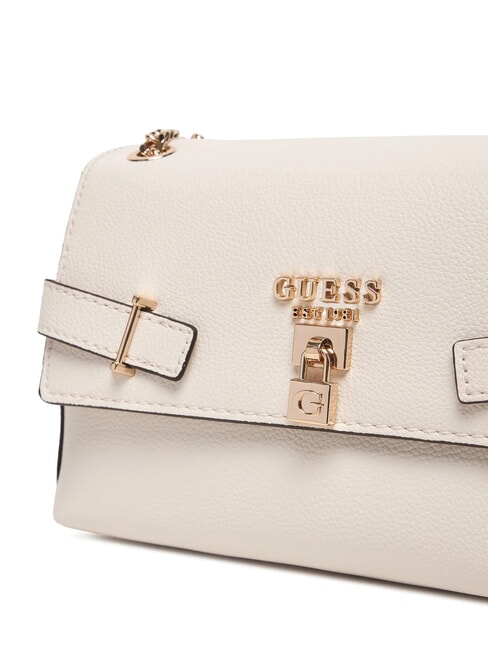 YESBA Bolso de hombro con solapa, bolso bandolera OFFWHITE - Bolsos Mujer