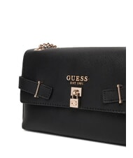 GUESS YESBA Bolso de hombro con solapa, bolso bandolera NEGRO - Bolsos Mujer - 3