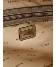 GUESS MERIDIAN 2 Bolso de compras de hombro marrón oscuro - Bolsos Mujer - 7