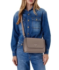 GUESS MERIDIAN 2  Bolso de hombro marrón oscuro - Bolsos Mujer - 4