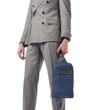 PIQUADRO TRAKAI Mochila de un solo hombro azul - Mochilas para port&aacute;til - 5