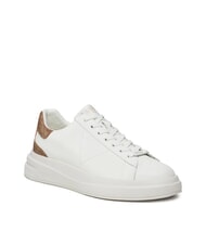 GUESS ELBA  Zapatillas blanco beis marr&oacute;n - Zapatos Hombre - 3