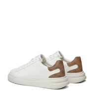 GUESS ELBA  Zapatillas blanco beis marr&oacute;n - Zapatos Hombre - 6