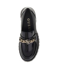 GUESS ALMER Mocasines con logotipo de cadena y pedrer&iacute;a NEGRO - Zapatos Mujer - 4