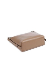 FURLA TONIE Bolso pequeño de piel con correa para el hombro caramelo - Bolsos Mujer - 6