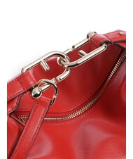 FURLA TONIE Bolso pequeño de piel con correa para el hombro m1 rojo - Bolsos Mujer - 3