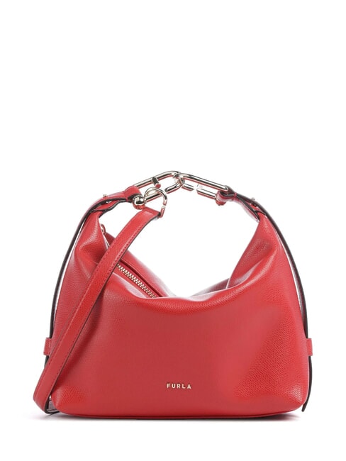 TONIE Bolso pequeño de piel con correa para el hombro m1 rojo - Bolsos Mujer