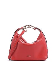FURLA TONIE Bolso pequeño de piel con correa para el hombro m1 rojo - Bolsos Mujer - 4