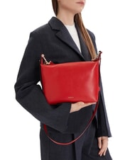 FURLA TONIE Bolso pequeño de piel con correa para el hombro m1 rojo - Bolsos Mujer - 5
