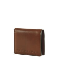 THE BRIDGE GIACOMO Cartera de piel con monedero Marr&oacute;n / Rutenio - Carteras Hombre - 4