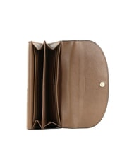 THE BRIDGE ELISABETTA Cartera grande de piel con solapa ostra abb. oro - Carteras Mujer - 2