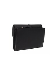 THE BRIDGE ELISABETTA Cartera peque&ntilde;a de cuero Oro negro - Carteras Mujer - 3