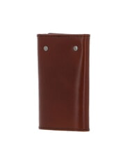 THE BRIDGE GIACOMO Estuche de cuero para llaves Marr&oacute;n / Rutenio - Llaveros - 4