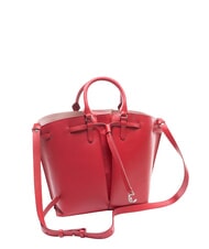 COCCINELLE FLORES Bolso tote mediano de piel martillada sangr&iacute;a - Bolsos Mujer - 2