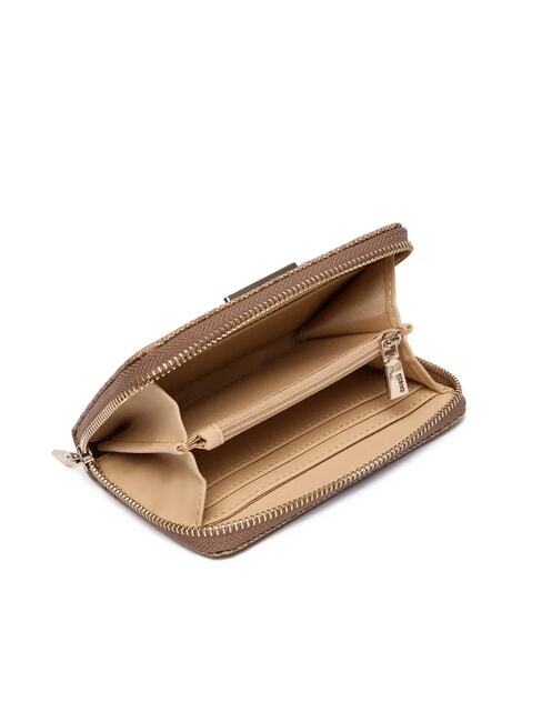 LAUREL 2 Cartera mediana con cremallera y logotipo 4G LOGOTIPO DE LECHE - Carteras Mujer